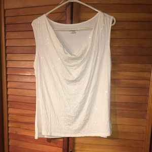 Women’s sleeveless sequined top